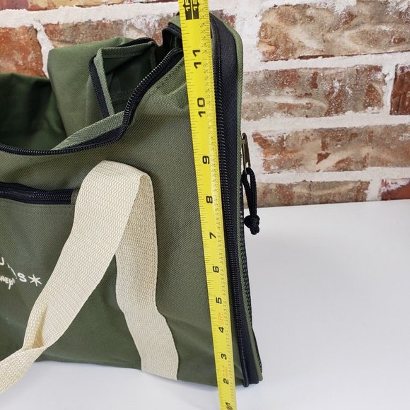 Adventures by Disney Collapsible Travel Duffel bag backpack Hunter Green - Picture 9 of 10